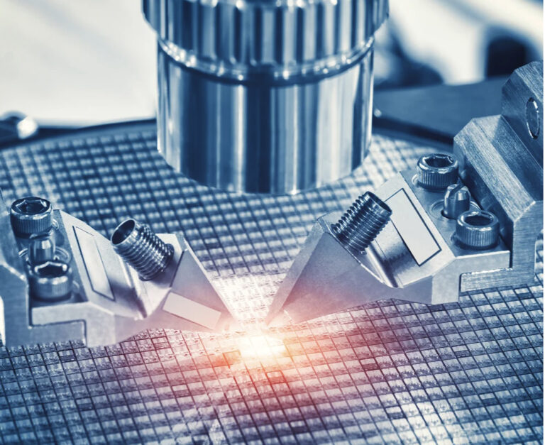 Alio Industries Nanometer-Level Motion Control Systems Advance the Art of Micro-Electronic Testing & Assembly.