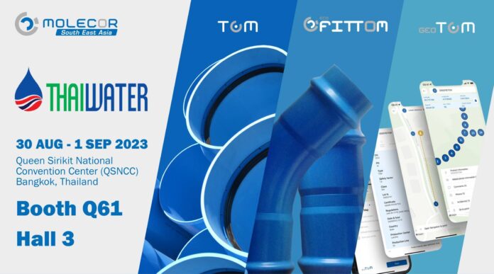 Molecor (SEA) Sdn Bhd Will Participate in Thai Water from August 30th to September 1st 2023.