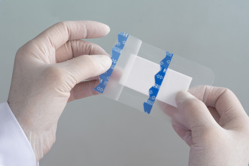 TPU Multilayer Films from Bomlitz are for example used for wound dressings.