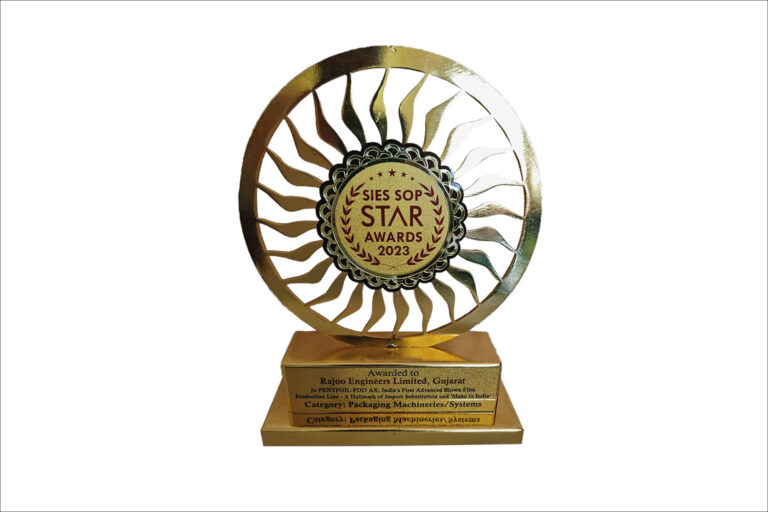 Rajoo Engineers Limited Wins the SIES SOP STAR 2023 Award for Pentafoil-POD-AX